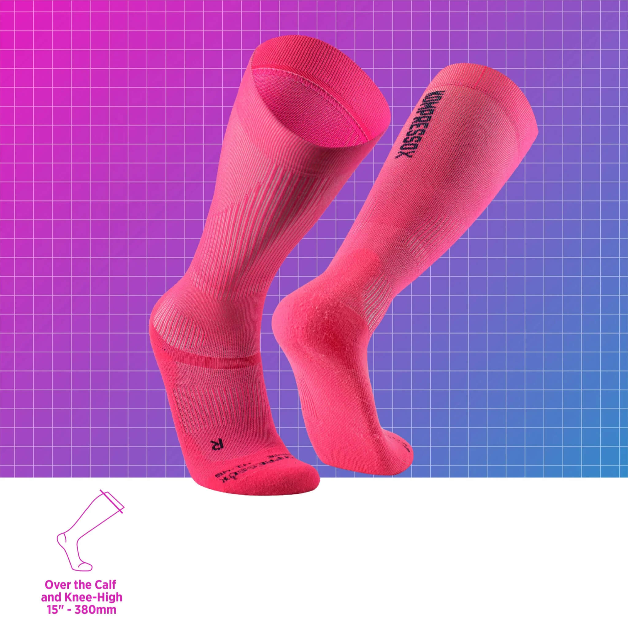 Kompressionsstrümpfe in pink - Besonders bequem, ohne Einschneiden
