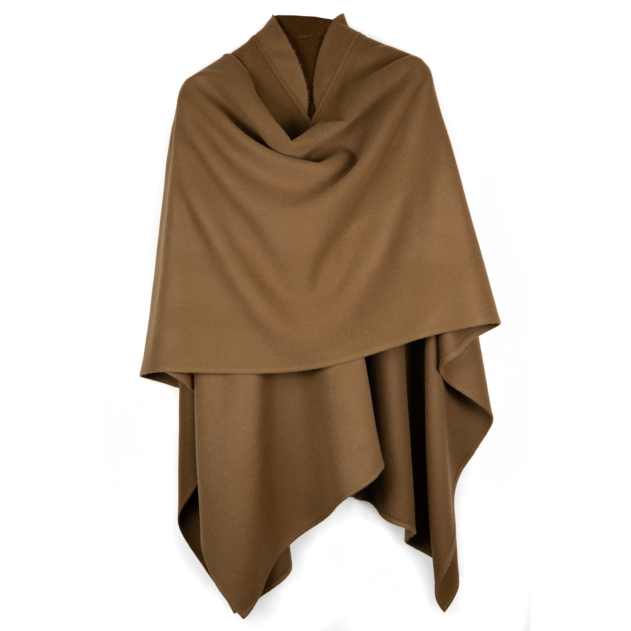 Tupac Alpaka Poncho Jacke mit Kragen - umgeschlagen besonders elegant