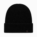 Winddichter Alpaka Beanie für kalte Wintertage in schwarz
