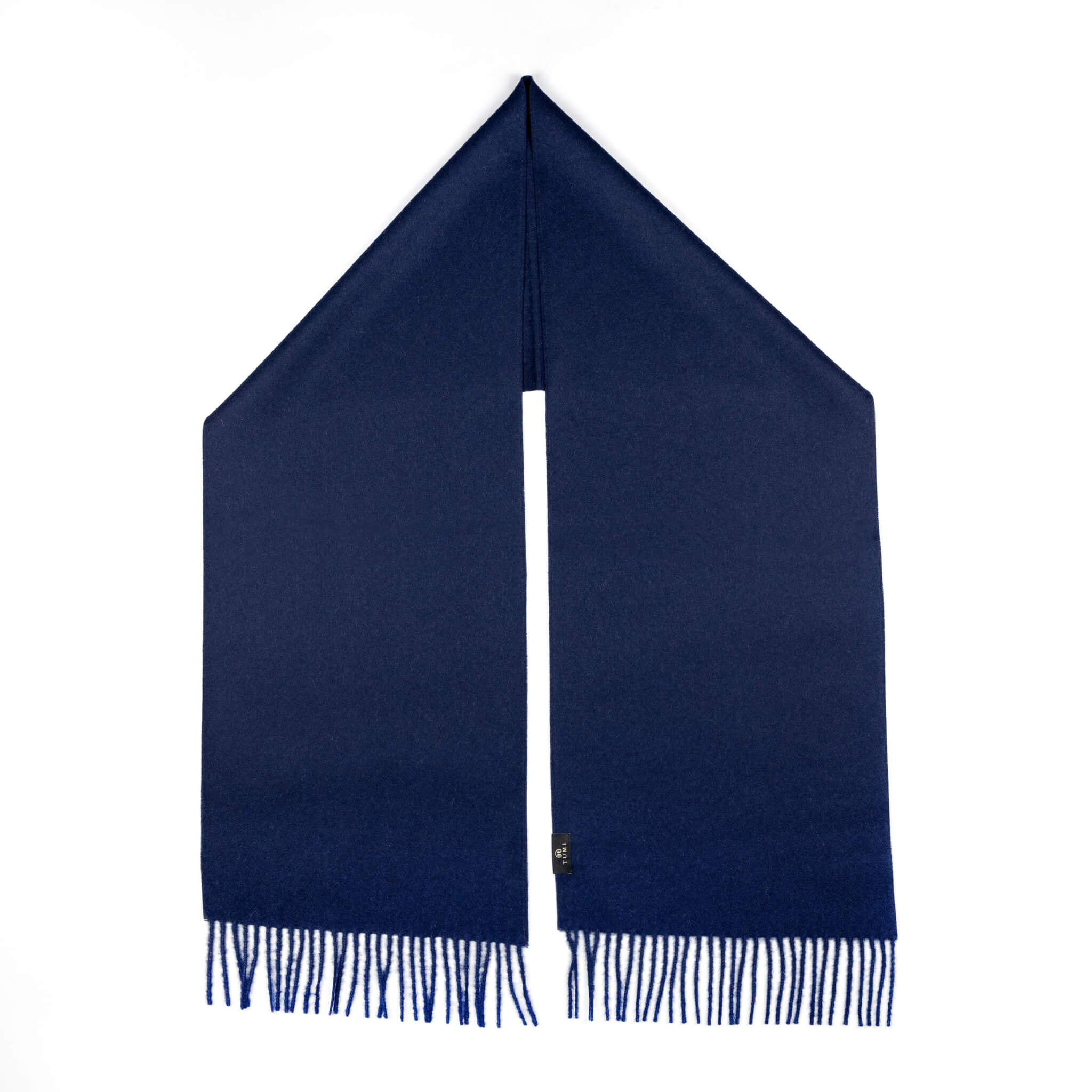 Eleganter Alpaka Schal für Damen und Herren von Alpakin in dunkelblau