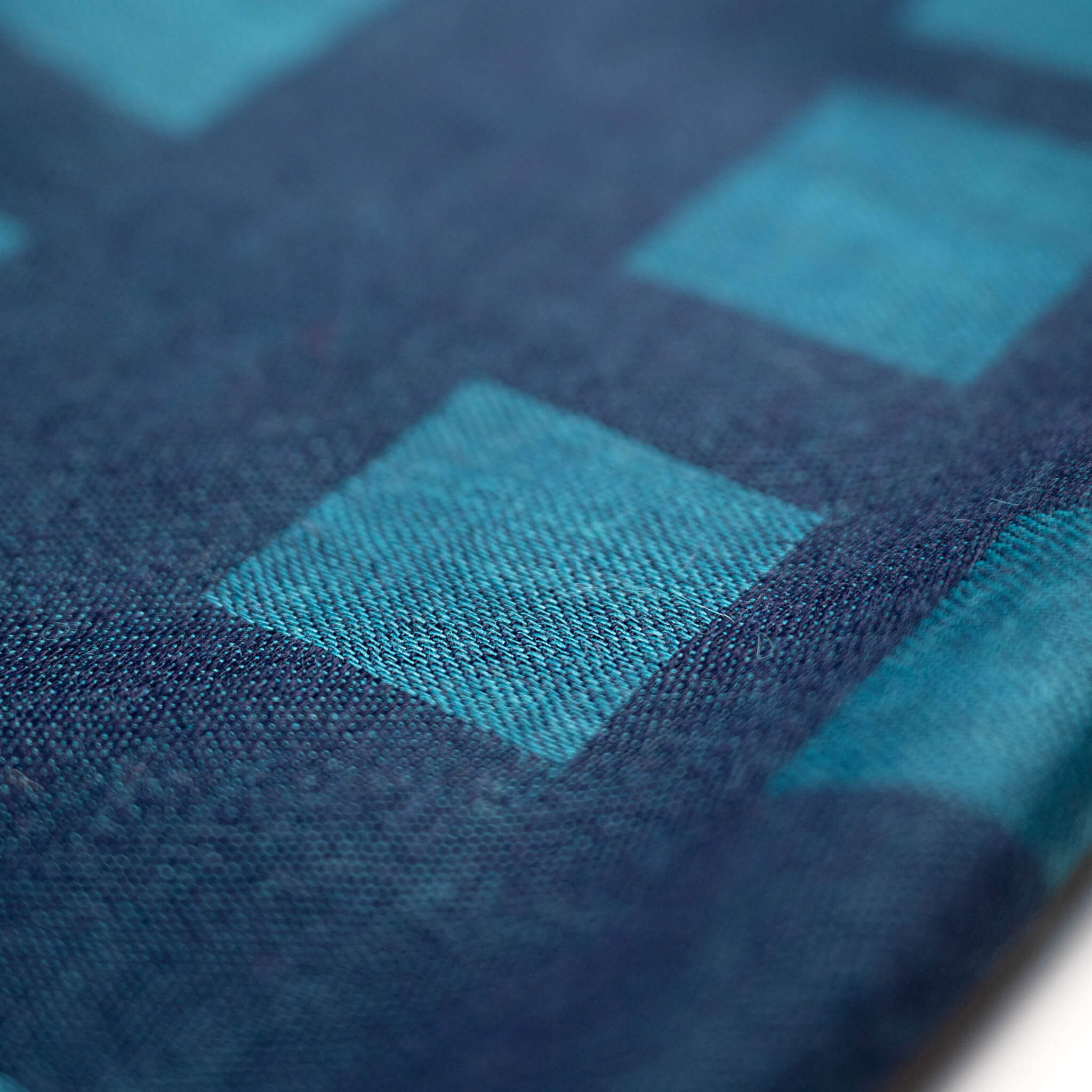 Weiches Textil des Alpaka Seide Schals in blau für Damen und Herren
