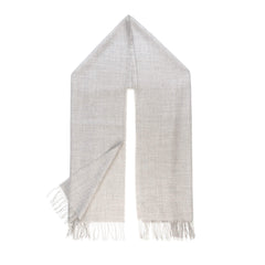 Alpaka Stola für Damen in zeitlosem hellgrau oder Silber