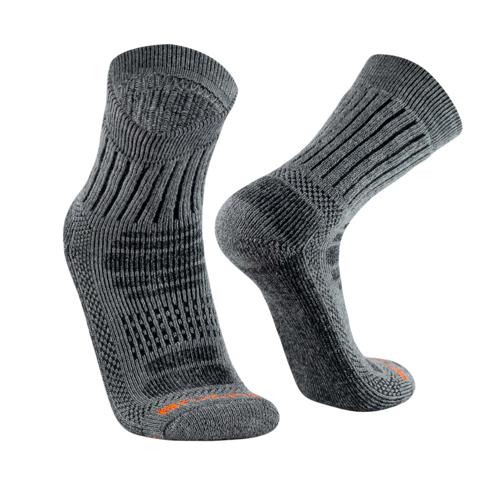 Alpaka Thermosocken Outdoor für Damen und Herren von Alpakin in dunkelgrau