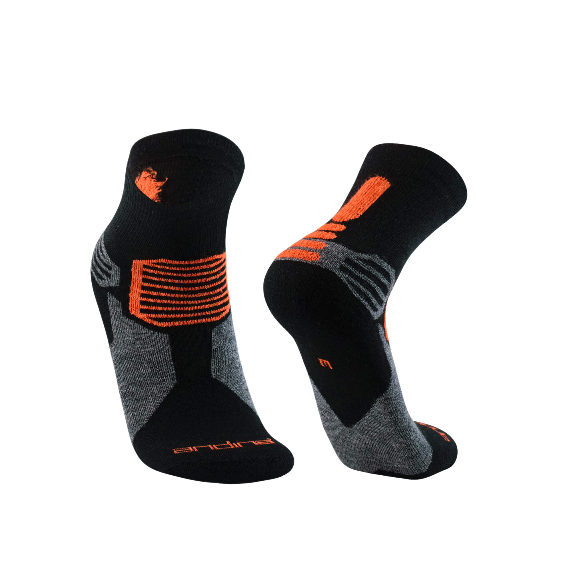 Alpaka Wandersocken Outdoor für Damen und Herren von Alpakin in orange