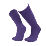 Alpaka Wintersocken für kalte Wintertage und Menschen, die unter kalten Füßen leiden in Farbe dunkellila