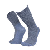 Alpaka Wollsocken in moderner Farbe Denim für ein angenehmes Fußklima, ohne Frieren oder Schwitzen