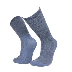 Alpaka Wollsocken in moderner Farbe Denim für ein angenehmes Fußklima, ohne Frieren oder Schwitzen