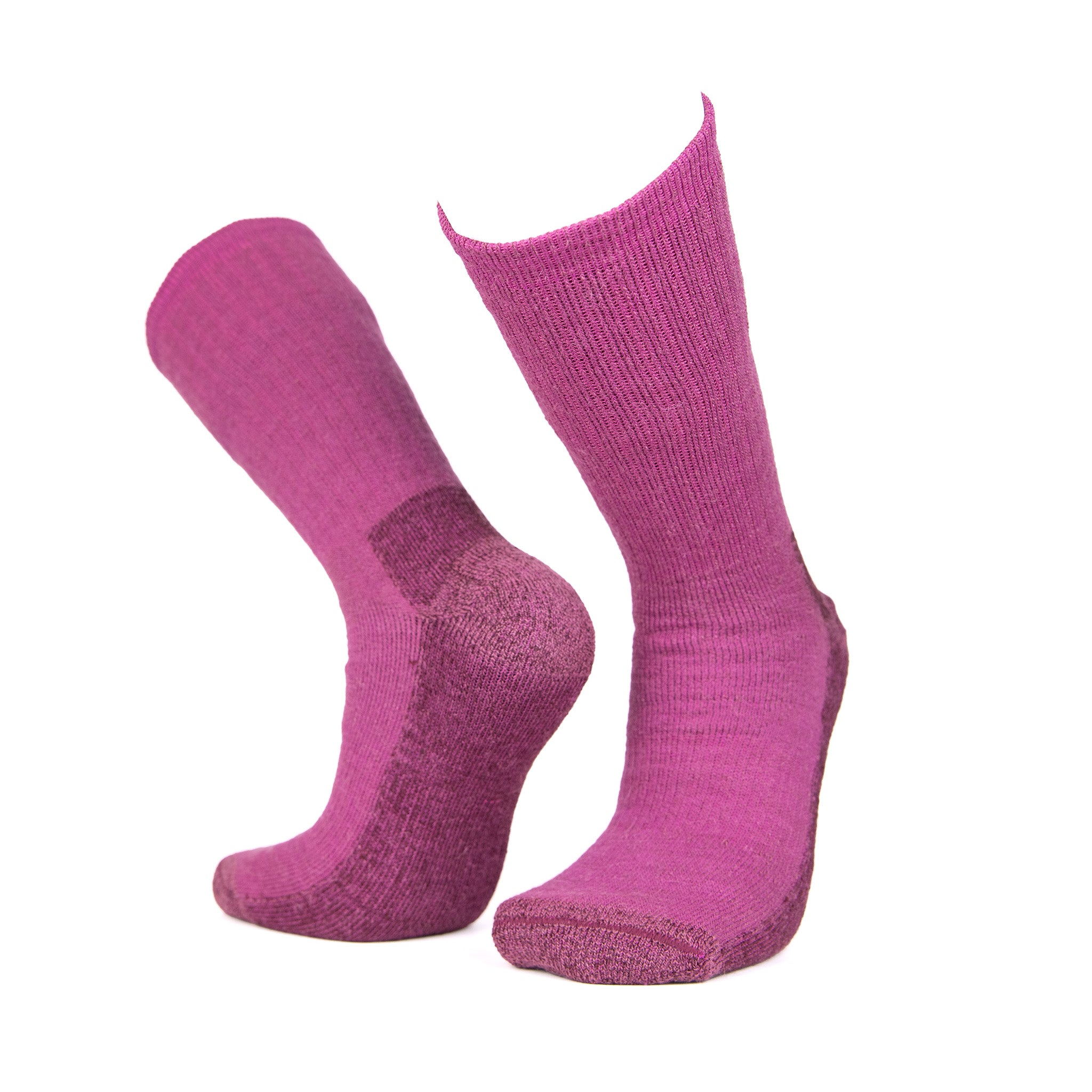 Pinke Alpaka Wollsocken, atmungsaktiv und sanft zur Haut für höchsten Tragenkomfort