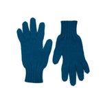 Dicke Alpaka Handschuhe in Grobstrick Optik in Farbe dunkeltürkis