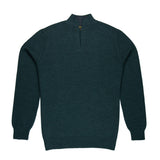 Dunkelgrüner Alpaka Troyer für Herren von Alpakin