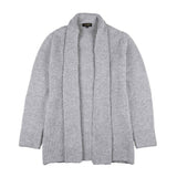 MIRA Alpaka Cardigan für Damen von Alpakin in grau von vorne