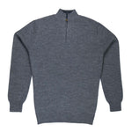 Dunkelgrauer Alpaka Troyer für Herren Munay von Alpakin von vorne