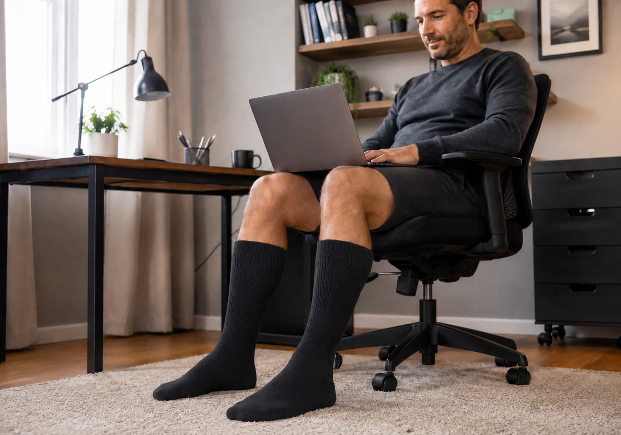 Warme Diabetikersocken für maximalen Komfort im Home Office