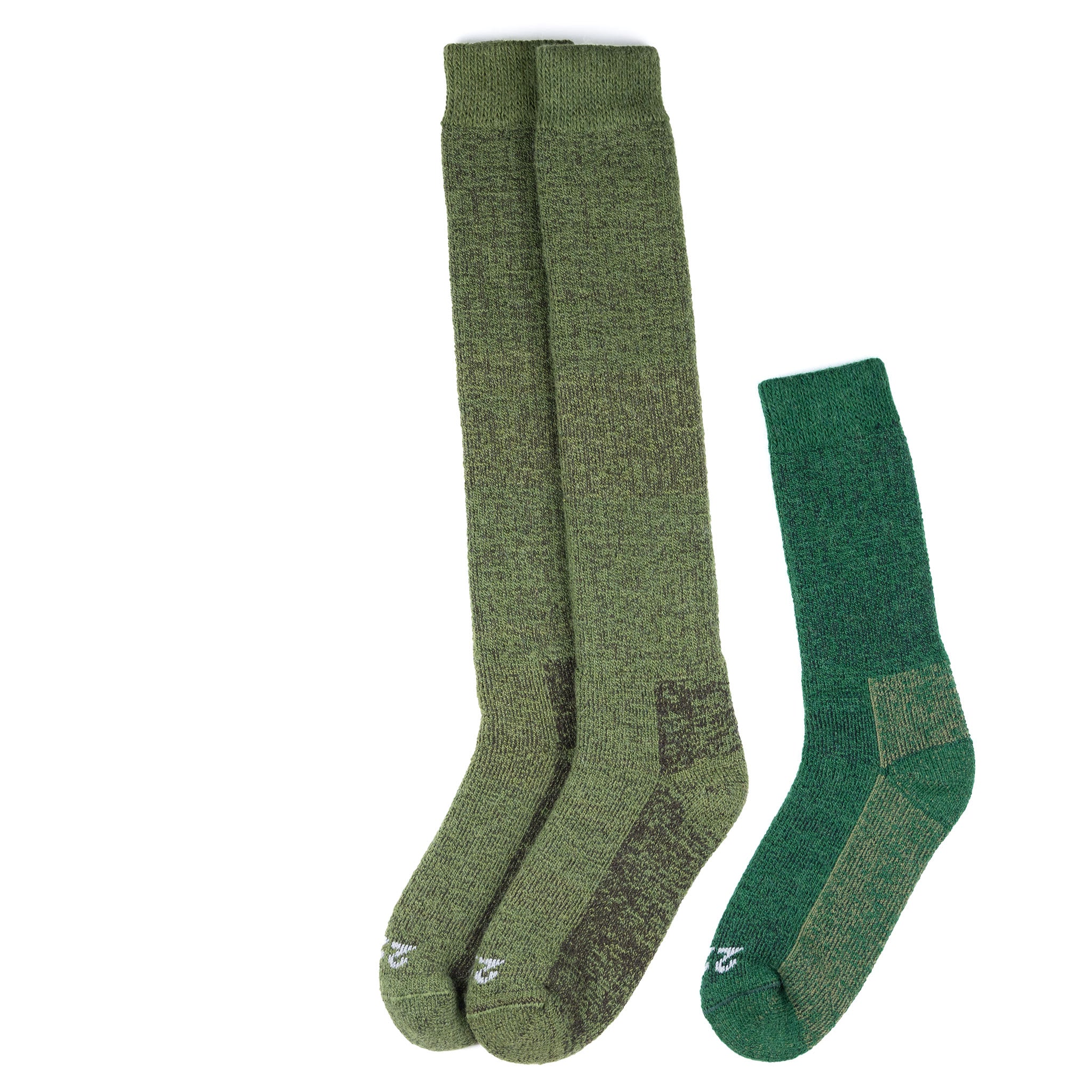 Thermo Kniestrümpfe im Größenvergleich zu den wärmsten Socken von Alpakin