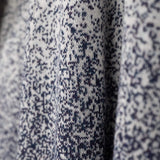 YANA Alpaka Poncho Schal für Damen von Alpakin in dunkelblau Muster